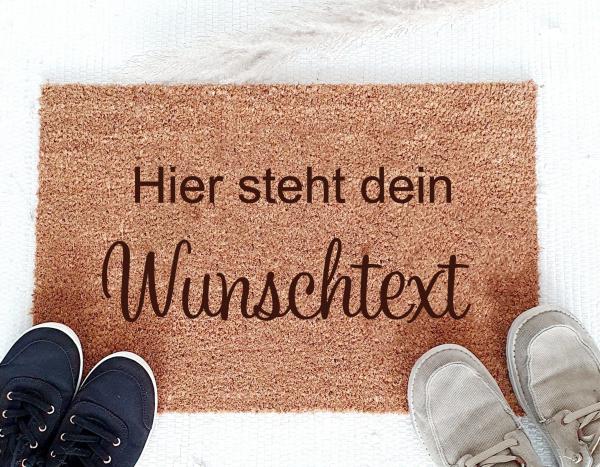 Fußmatte personalisiert - "Wunschtext"